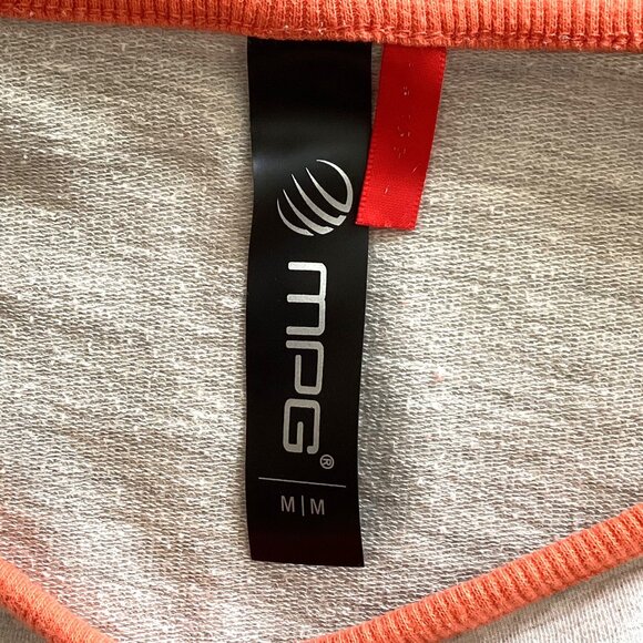 MPG Women's Thin Sweatshirt / Top 3/4 Sleeves Mesh Sides Color Block Size M - Picture 6 of 8